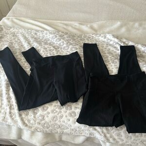 2 pair athletic leggings. Victoria’s Secret and old navy.